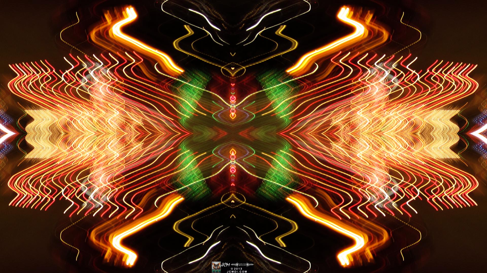 Wakefield Holiday Lightshow 2013 Quadroscopic long exposure artwork